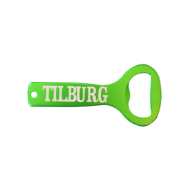 Tilburg aluminium flesopener - groen