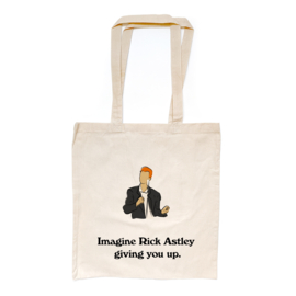 Rick Astley totebag