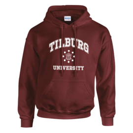 Tilburg University Hoodie wijnrood (official)