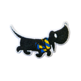 Takkie embleem (blauw-geel)
