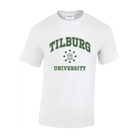 Tilburg University T-shirt wit (official)