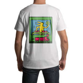 Tilburgse Street-art T-shirts - Spoorzone (wit)