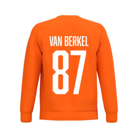 Gepersonaliseerde sweater met naam en rugnummer - beschikbaar in 5 kleuren