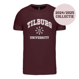 Tilburg University T-shirt bordeaux (official) (2024-2025)