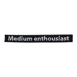 Medium enthousiast embleem
