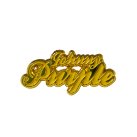 Pin - Johnny Purple Woordmerk