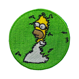 Homer Backs Into The Bushes embleem
