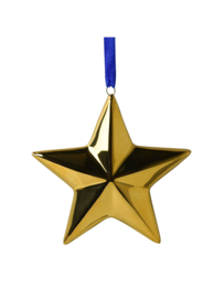 Kerstornament Ster goud