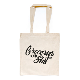 Groceries and Shit totebag