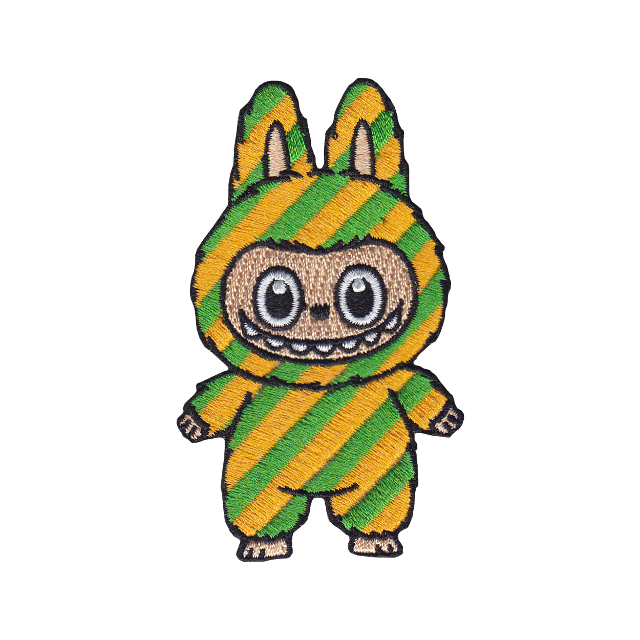 La-la-la-bubu embleem (groen-oranje)