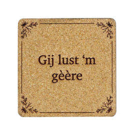 Kurken onderzetters, per stuk of per 4