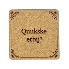 Kurken onderzetters, per stuk of per 4