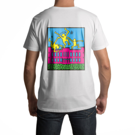 Tilburgse Street-art T-shirts - Stadhuis (wit)