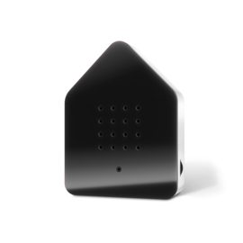 Zwitscherbox Zwart met witte achterkant - vogelgeluiden met sensor