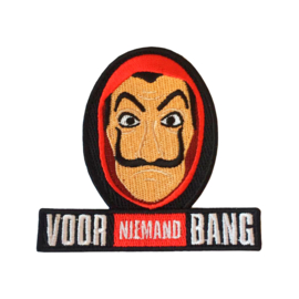 Voor Niemand Bang embleem