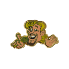Pin - Johnny Purple Cartoon