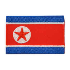 Embleem vlag Noord-Korea