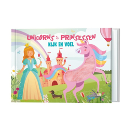 Kijk en voel boek - Unicorns & Prinsessen