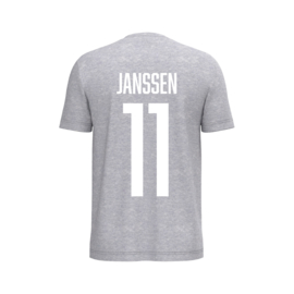 Gepersonaliseerd t-shirt met naam en rugnummer - beschikbaar in 5 kleuren