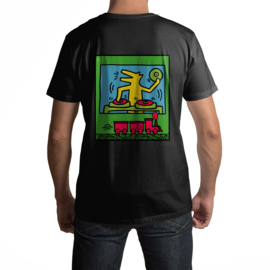 Tilburgse Street-art T-shirts - Spoorzone (zwart)