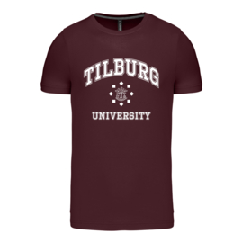 Tilburg University T-shirt bordeaux (official) (2024-2025)