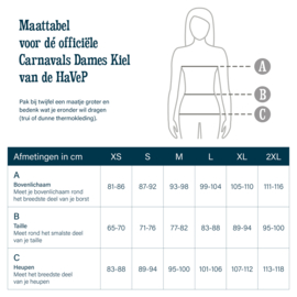 Kant-en-klare officiële Dames Kiel van de HaVeP - inclusief emblemen
