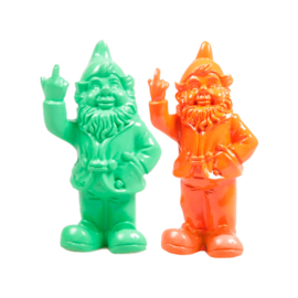Kebout'r set Groen-Oranje, 10 cm hoog