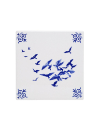 Tegel Vogels Delfts Blauw