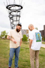 Tilburgse Street-art T-shirts - De Pont (wit)