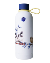 Waterfles Bosvogels Delfts Blauw