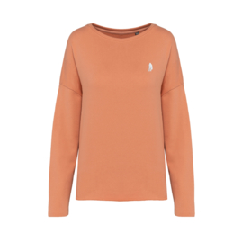 Ôot Ketuur Damessweater Loose-fit - Peach/Perzik oranje