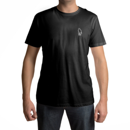 Tilburgse Street-art T-shirts - Torentjes (zwart)