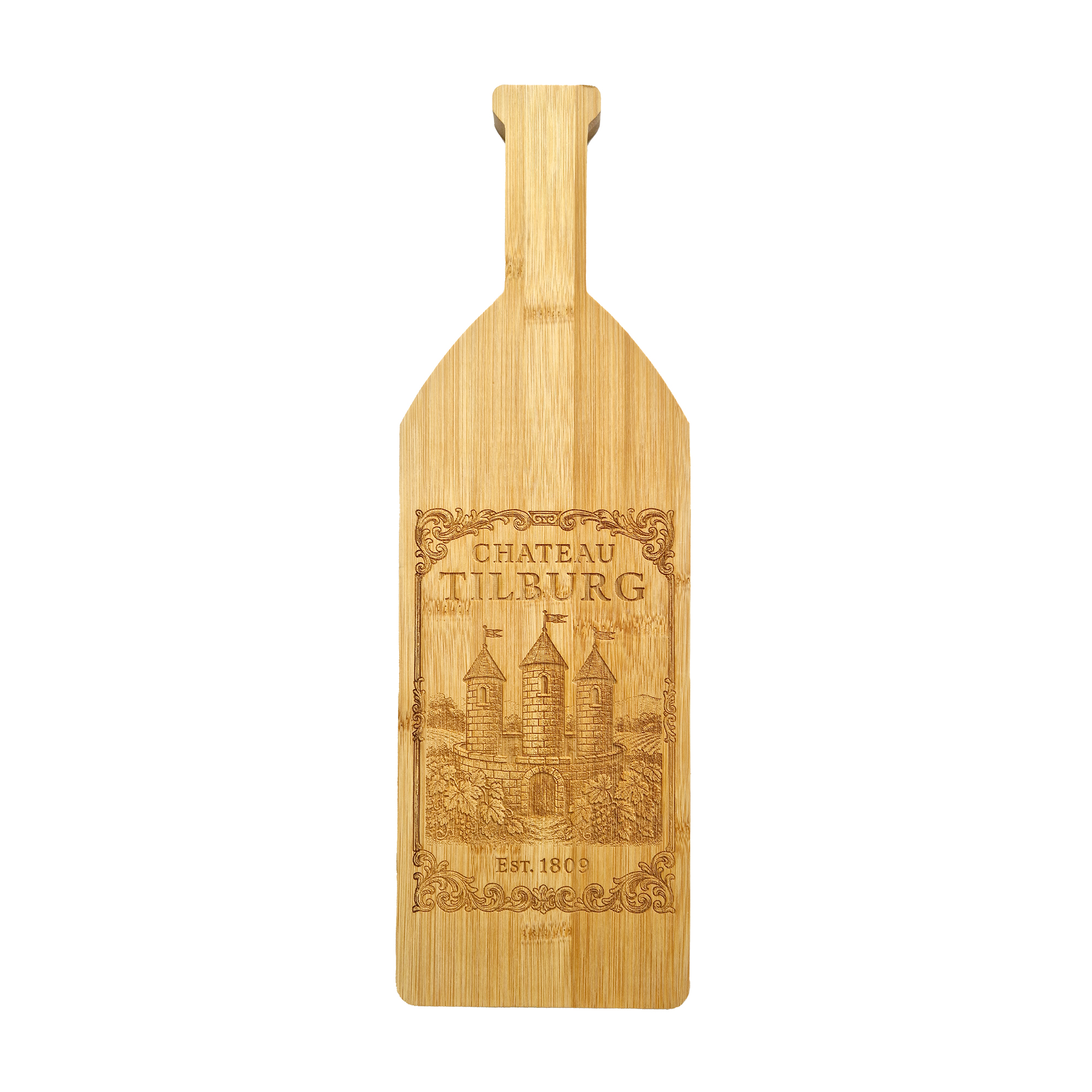 Borrelplank Fles - Chateau Tilburg