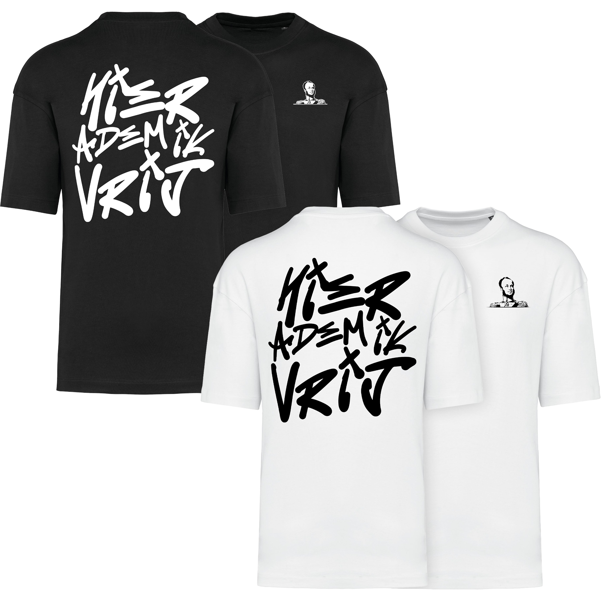 'Hier Adem Ik Vrij' Willem II - t-shirt
