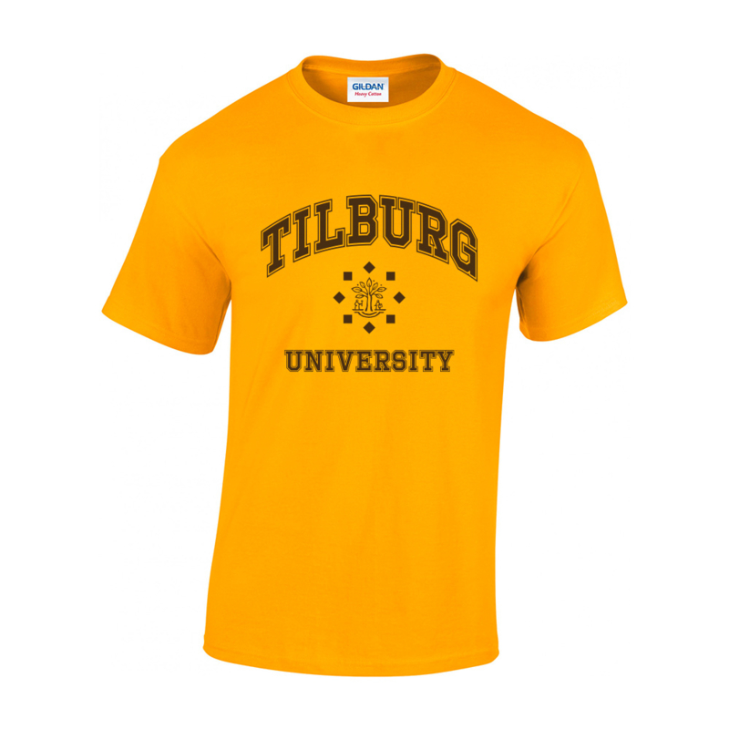 Tilburg University T-shirt geel (official)
