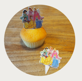 Prinsessen cupcake topper