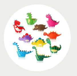 Dinosaurus cupcake wrappers
