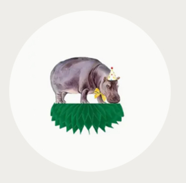 Dieren taart topper Nijlpaard