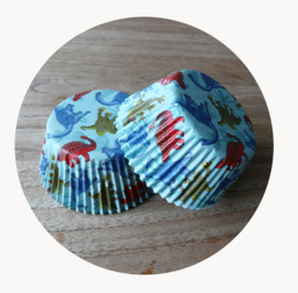 cupcake cup dinosaurus