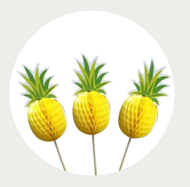 cupcake prikker Ananas