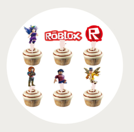 Cupcake topper - prikker Roblox