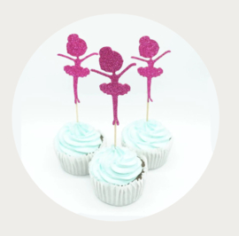 Cupcake glitter prikker ballarina