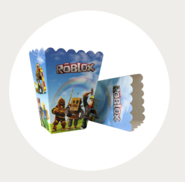 Roblox popcorn bakjes - popcorn doosjes - traktatie doosjes