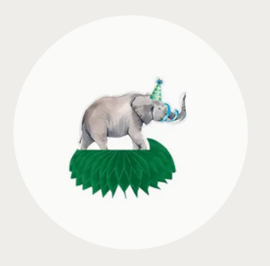 Dieren taart topper Olifant