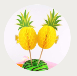 cupcake prikker Ananas