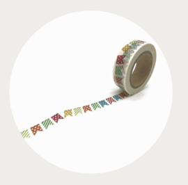 Washi tape vlaggetjes 3