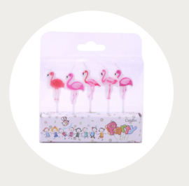 verjaardagskaarsjes Flamingo