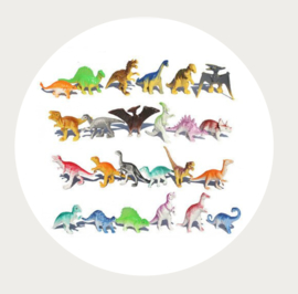 dinosaurus voor op cupcake  of traktatie