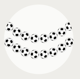 Kartonnen voetbal slinger