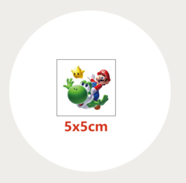 Super Mario tatoeage set 5x5 cm